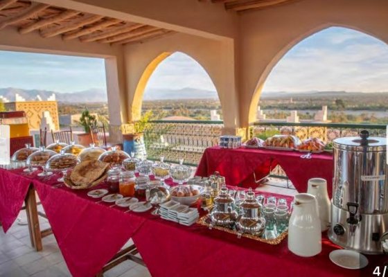 buffet de petit déjeuner marocain