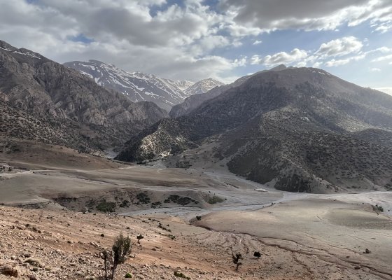 paysage marocain de montagnes