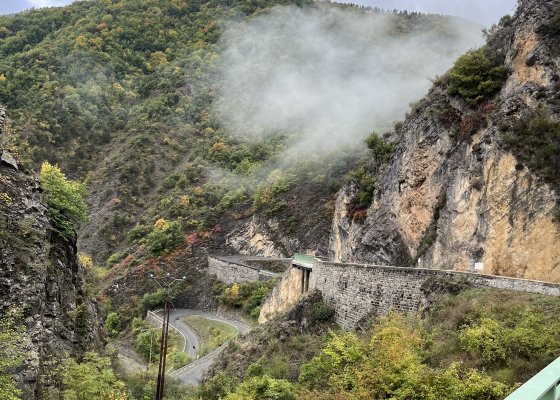 route avec virages