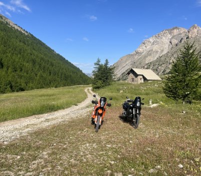 Tour du viso séjour moto off road