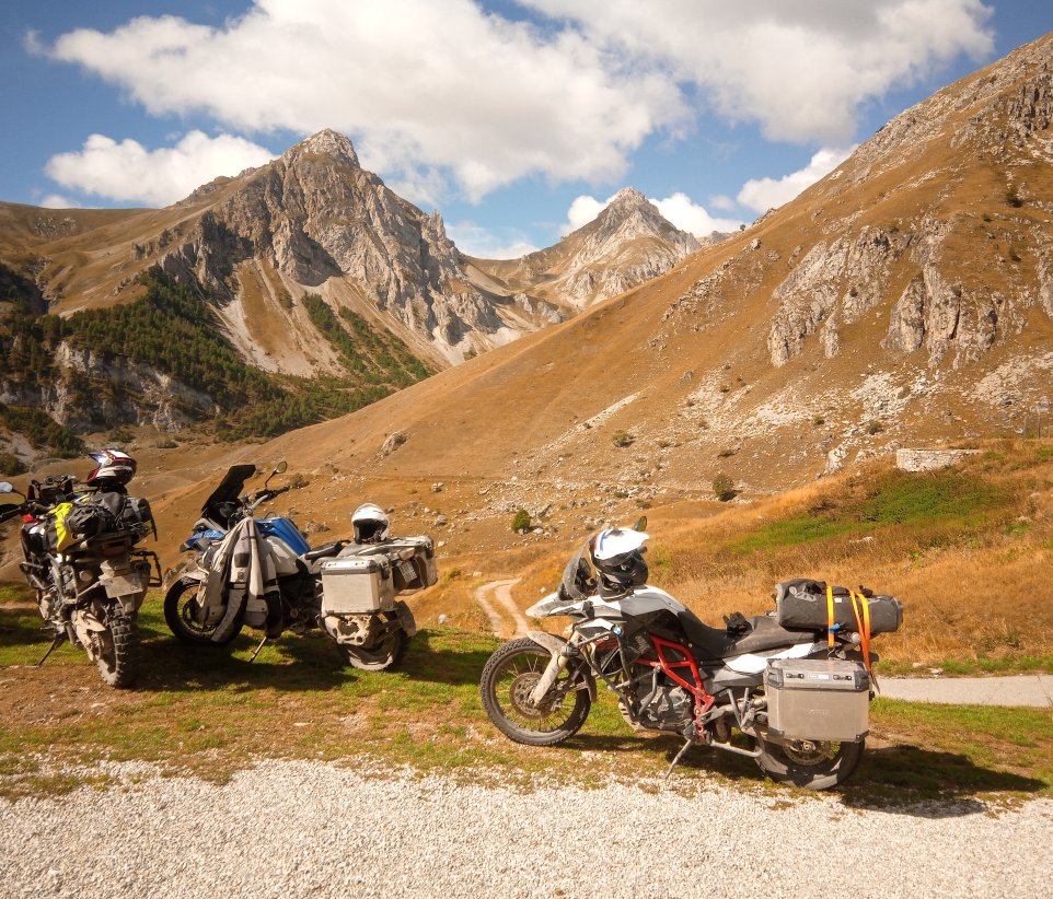 motos en montagne